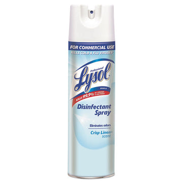 Professional LYSOL® Brand Disinfectant Spray, Crisp Linen, 19 Oz Aerosol Spray, 12-carton freeshipping - TVN Wholesale